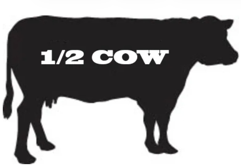 1/2 cow